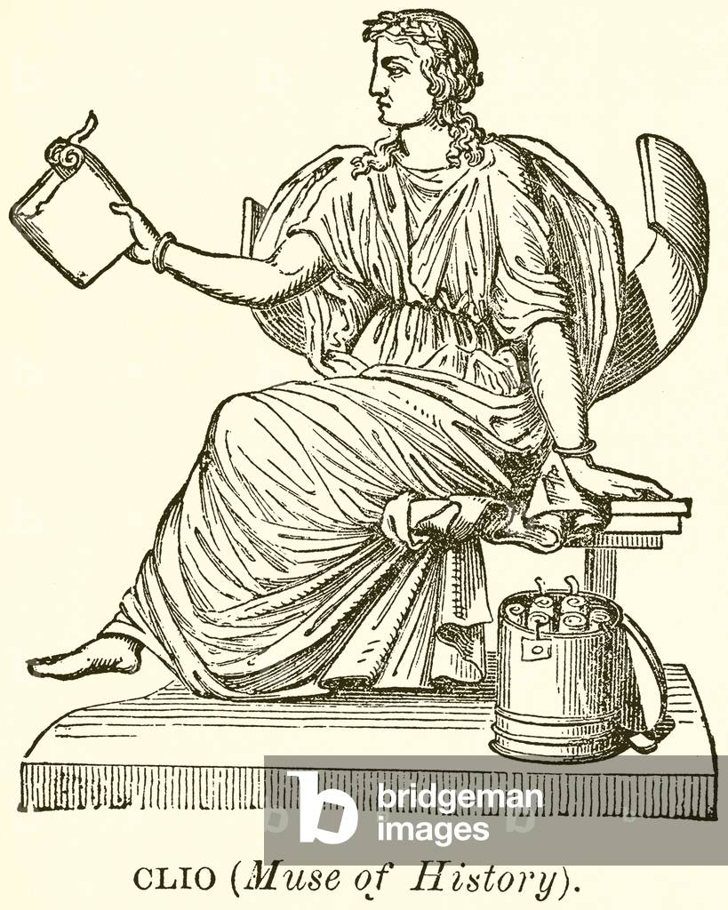 Clio (Muse of History) (engraving)