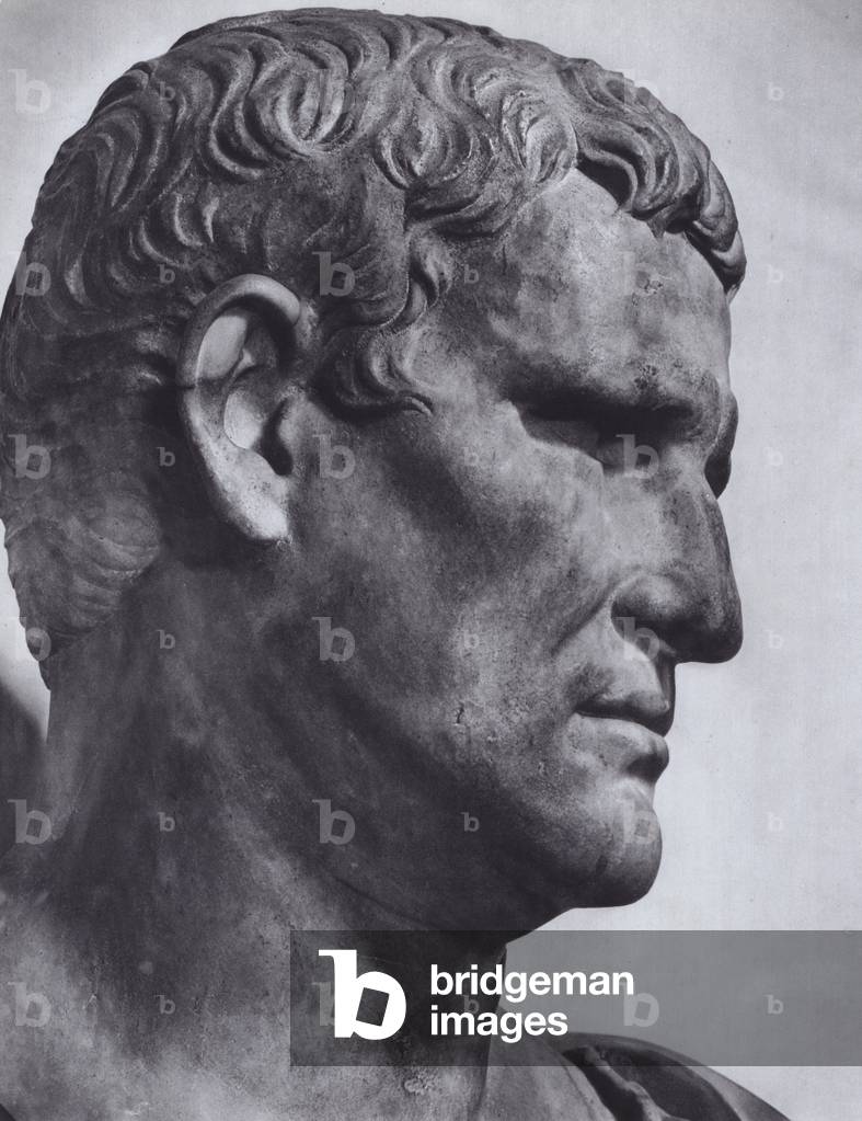Roman Portraits: Agrippa (b/w photo)