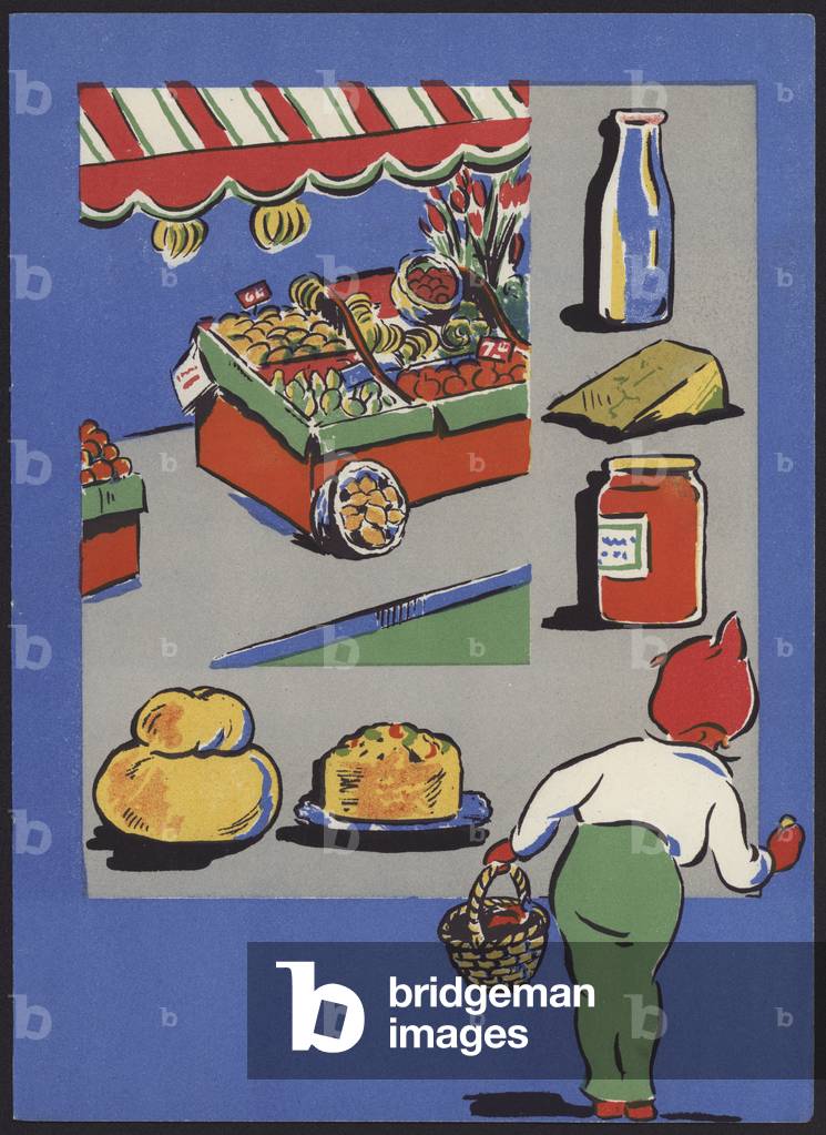 Illustration for See, No 1, by Dorothy Dealtry (colour litho)
