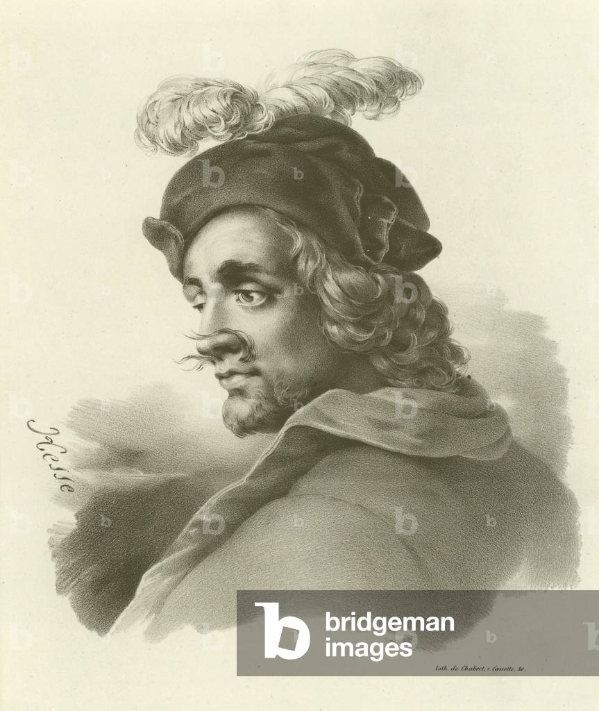 Pieter van Laer, Dutch artist (engraving)