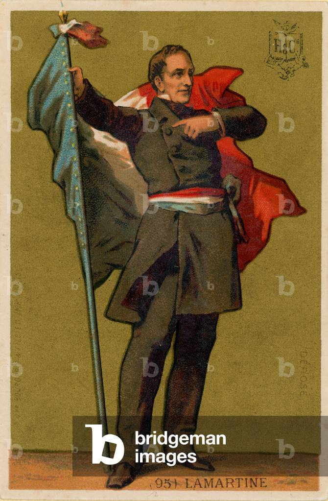 Alphonse de Lamartine (chromolitho)