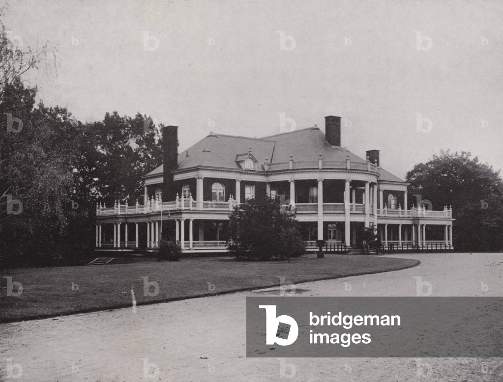 Providence, Rhode Island: The Casino, Roger Williams Park (b/w photo)