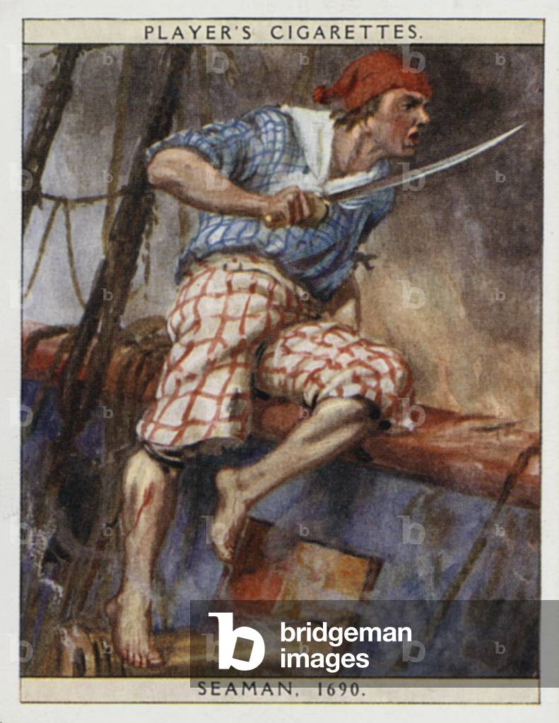 Seaman, 1690 (colour litho)