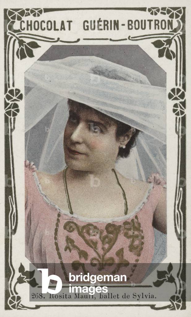 Rosita Mauri, ballet de Sylvia (coloured photo)