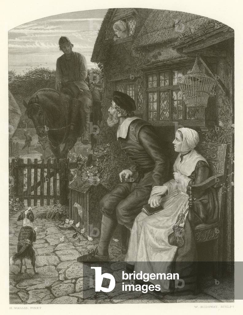 Back from Marston Moor (engraving)