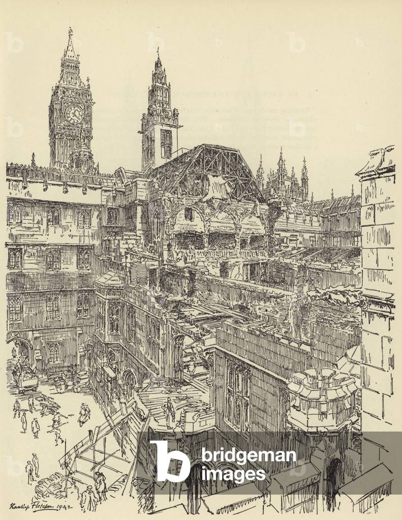 The House of Commons (litho)