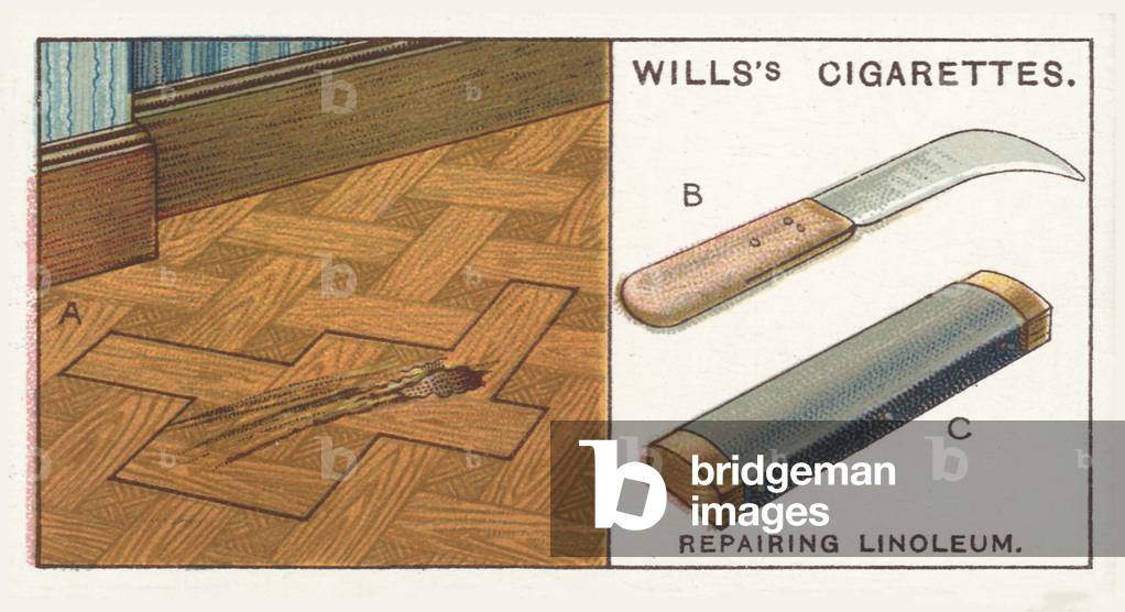 Household Hints, Repairing Linoleum (chromolitho)