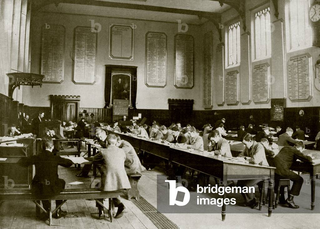 In a Great Public School: Cheltenham (b/w photo)