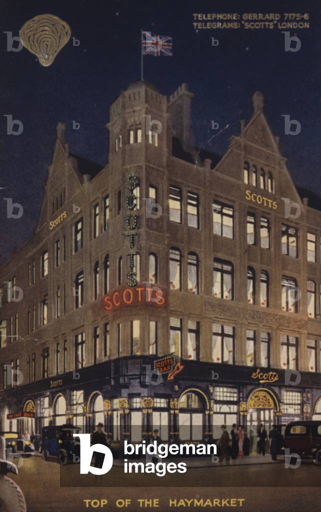 Top of the Haymarket (colour litho)