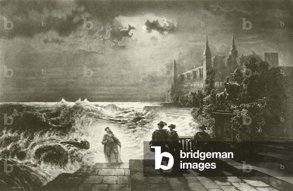 Hamlet and his Father's Ghost (gravure)