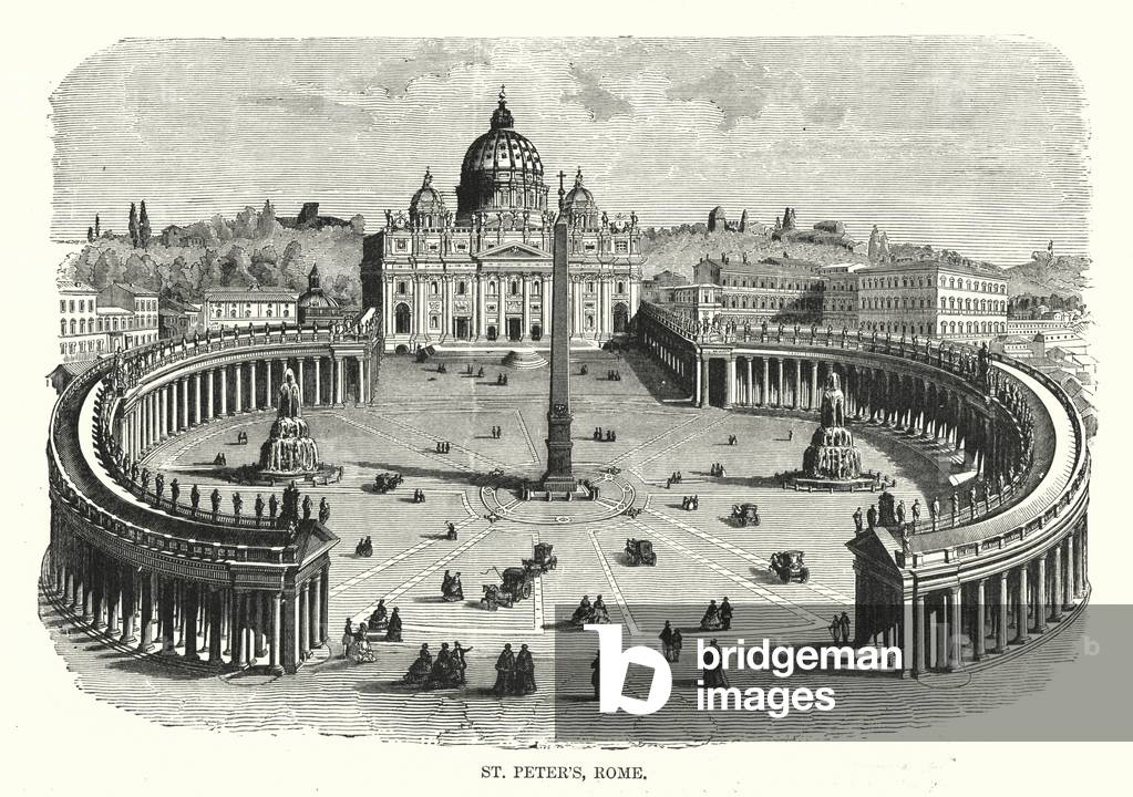 St Peter's, Rome (engraving)