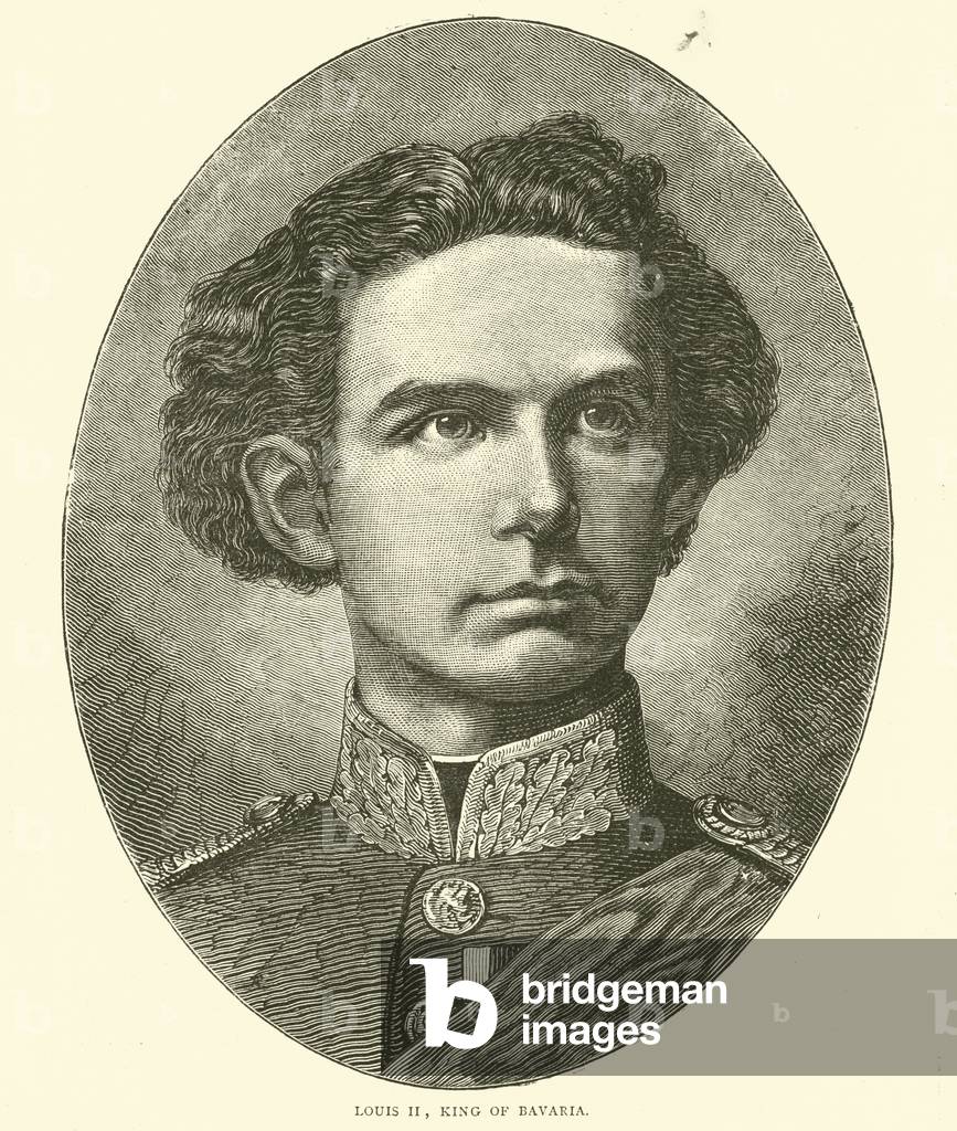 Louis II, King of Bavaria, October 1870 (engraving)