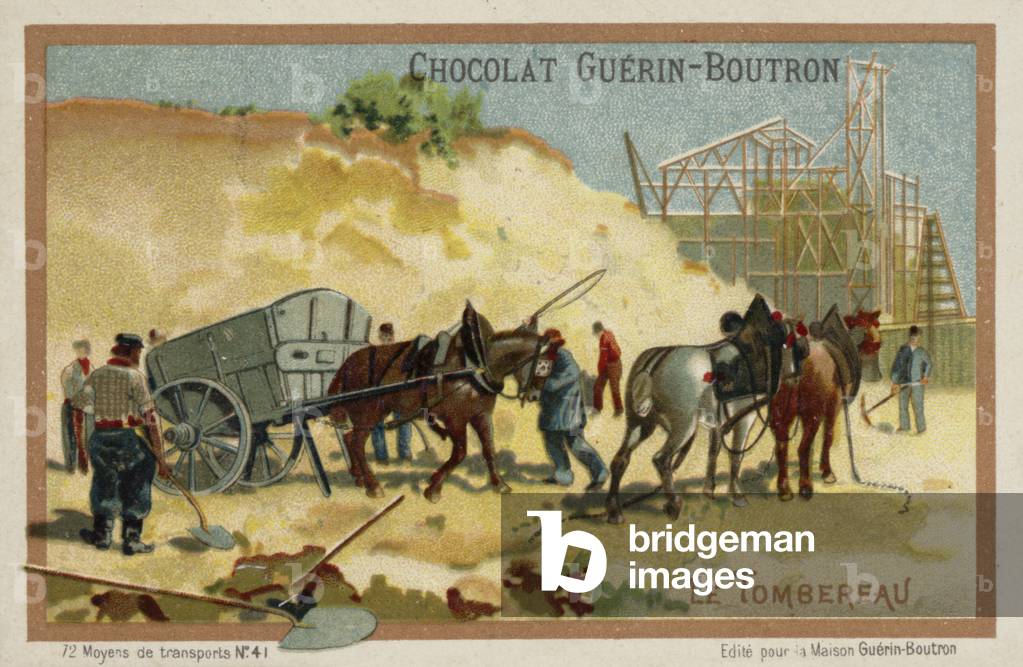 Tipper cart (chromolitho)