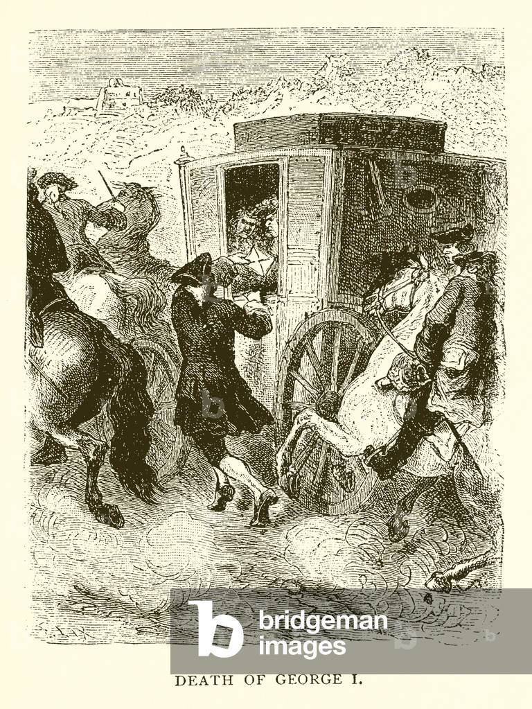 Death of George I (engraving)