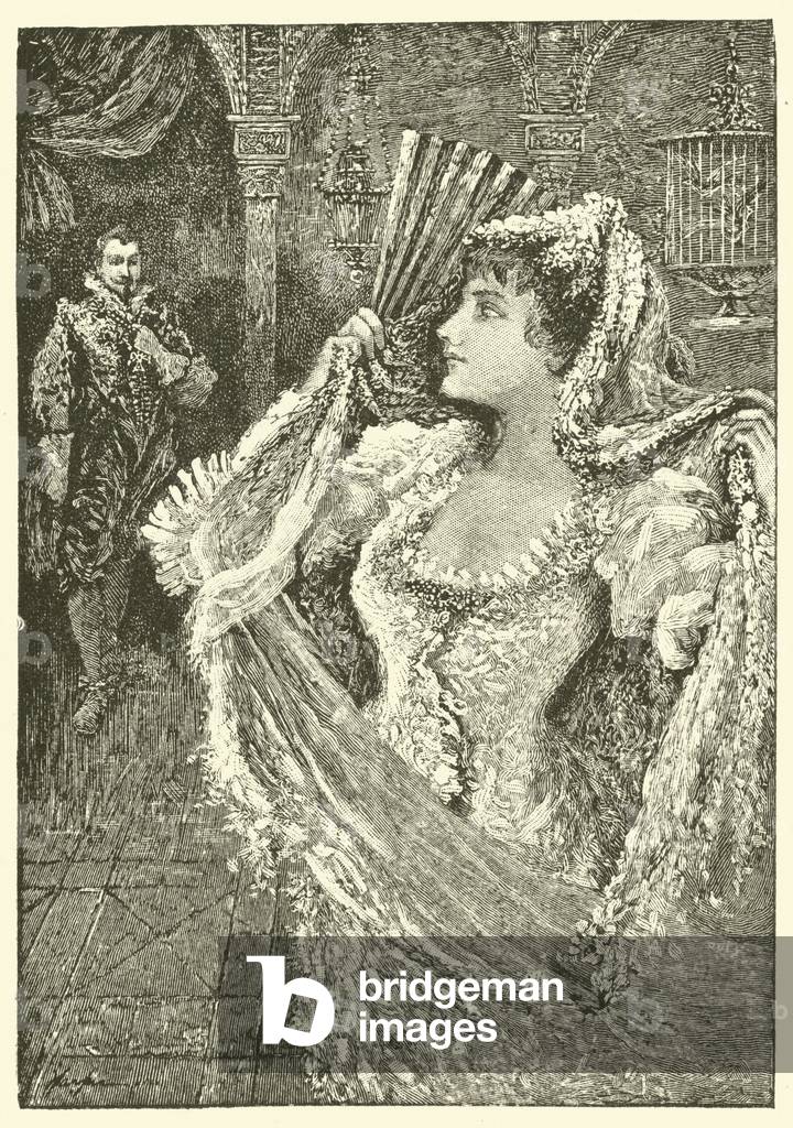 The Spanish Gypsy, Deep Mountain Gorge (engraving)