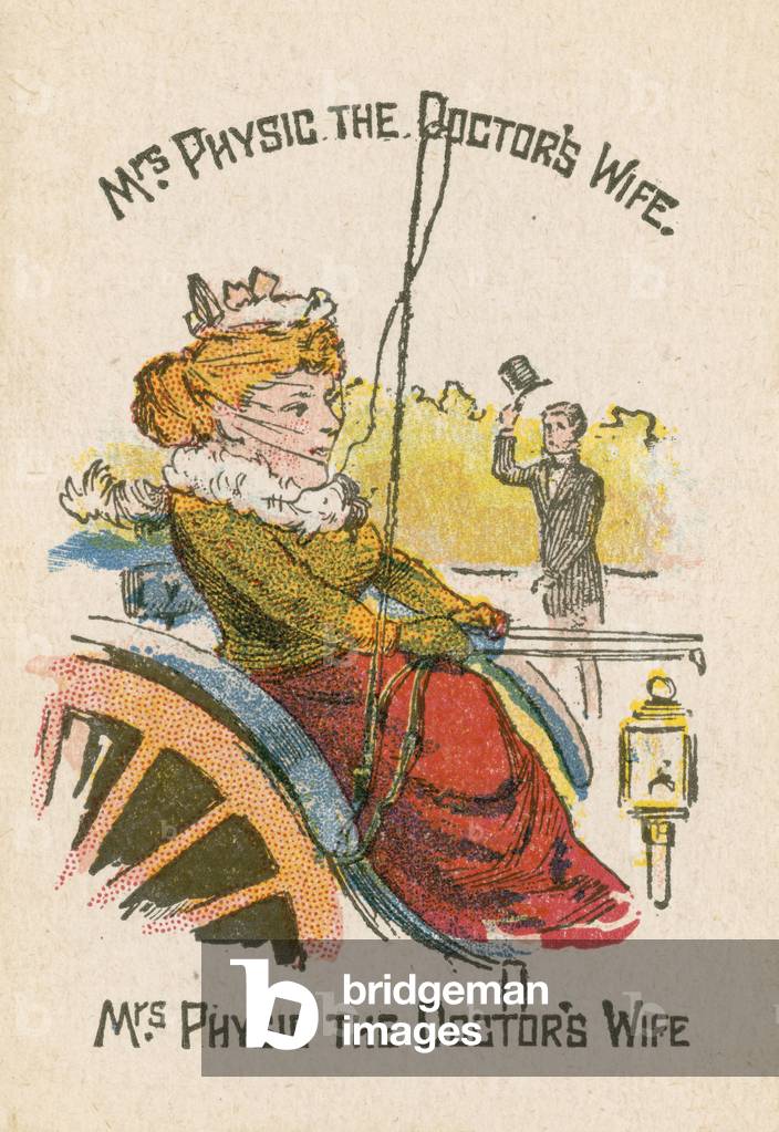 Mrs Physic the Doctor's Wife (colour litho)