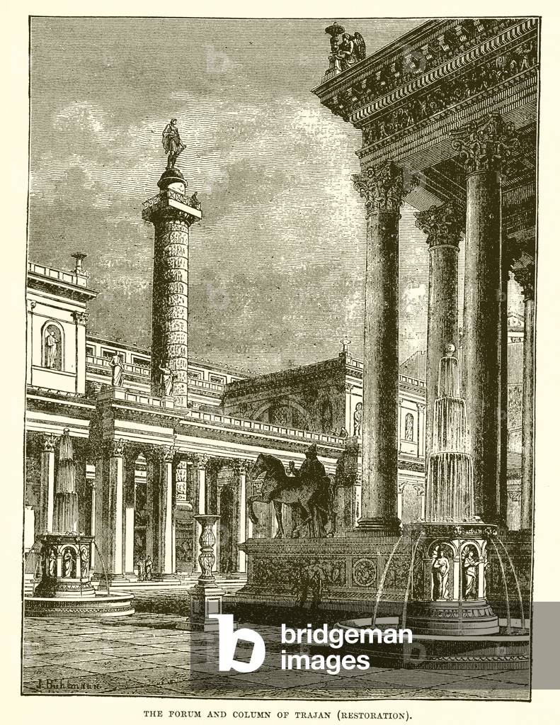 The forum and column of Trajan (engraving)