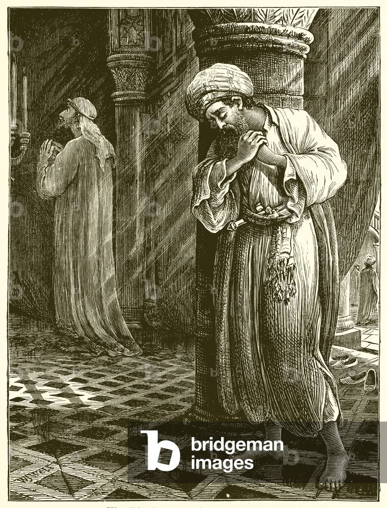The Pharisee and the Tax Gatherer (engraving)