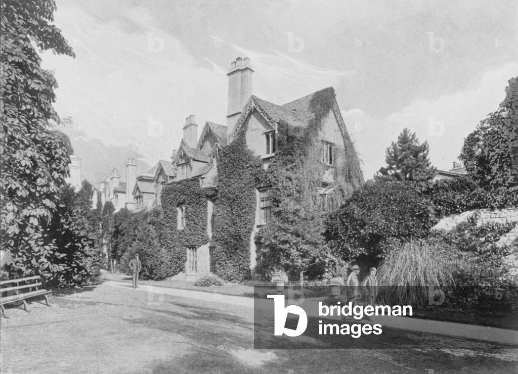 Worcester College (b/w photo)