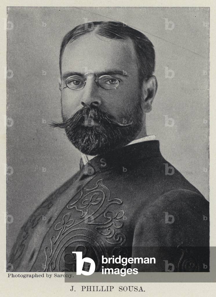 J Phillip Sousa (b/w photo)