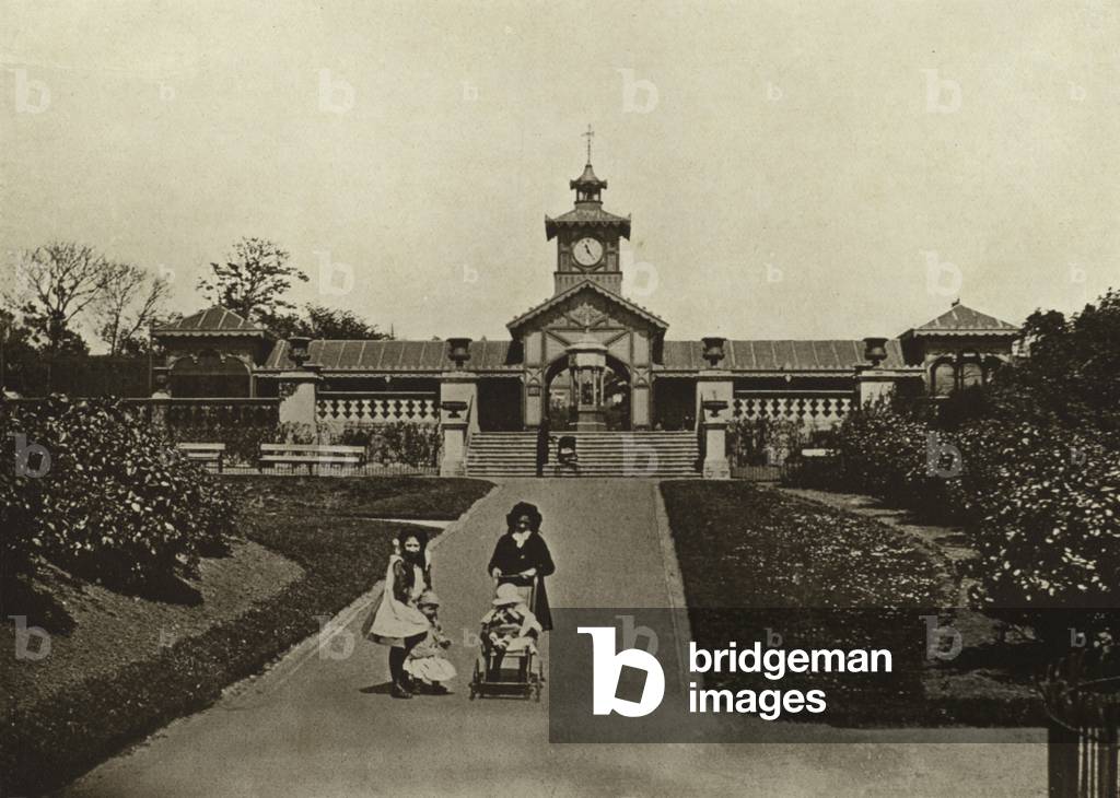 Newcastle Upon Tyne: Elswick Park (b/w photo)