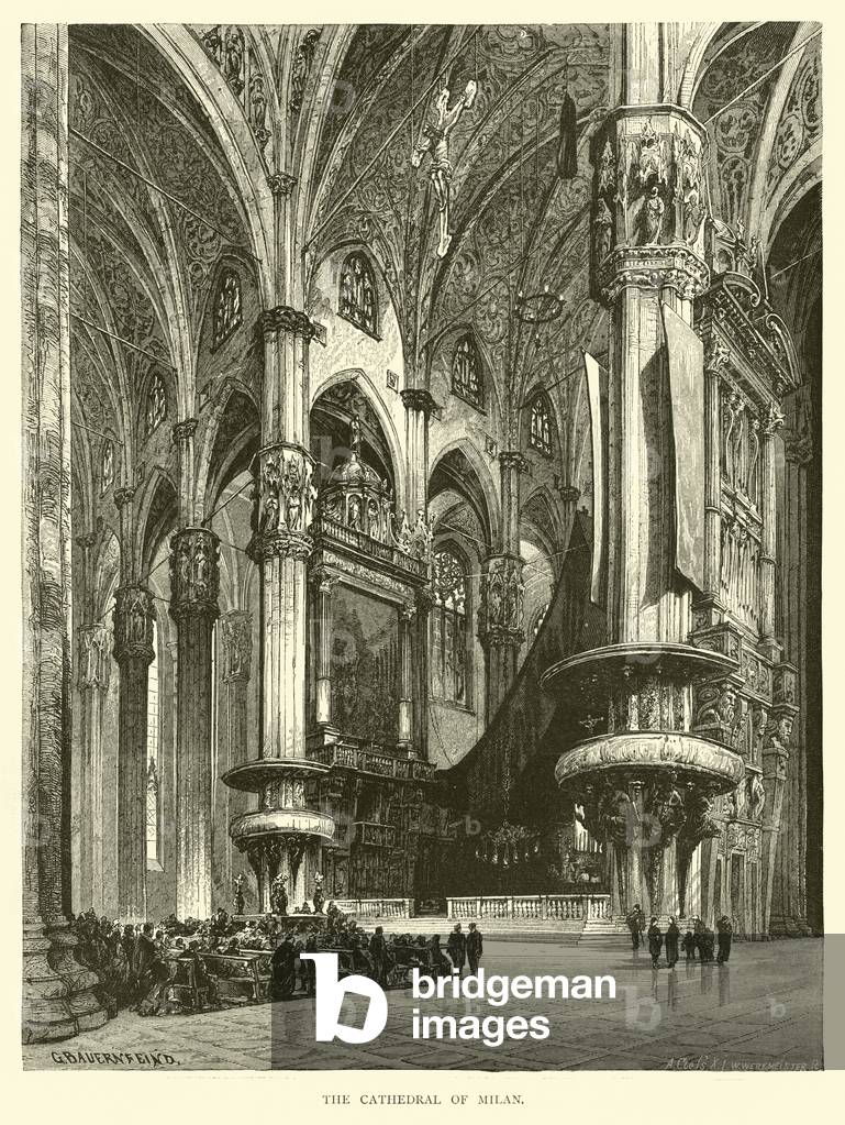 The Cathedral of Milan (engraving)