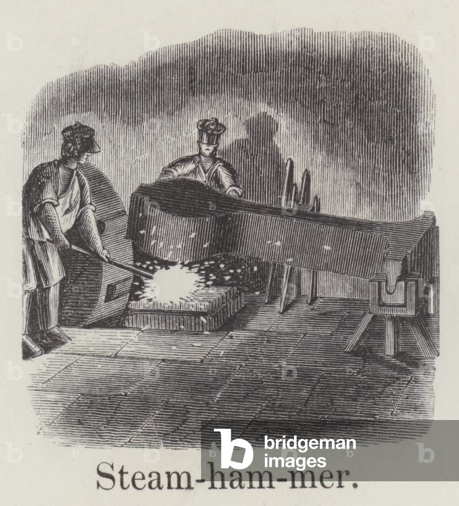 Steam hammer (engraving)