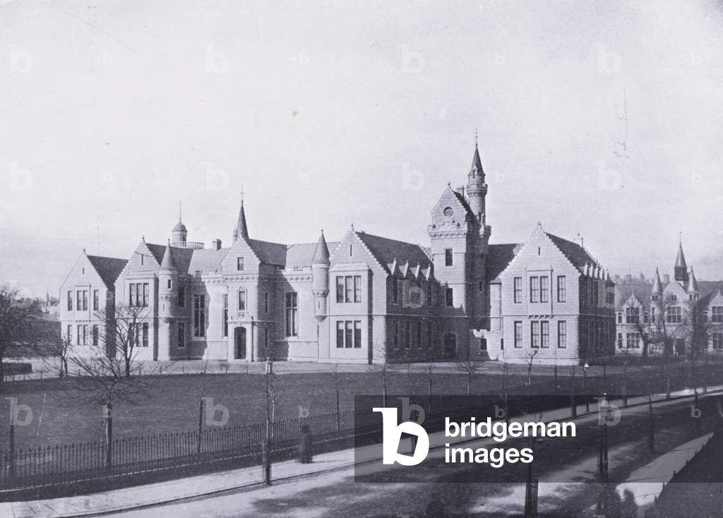 Aberdeen: The Grammar School (b/w photo)