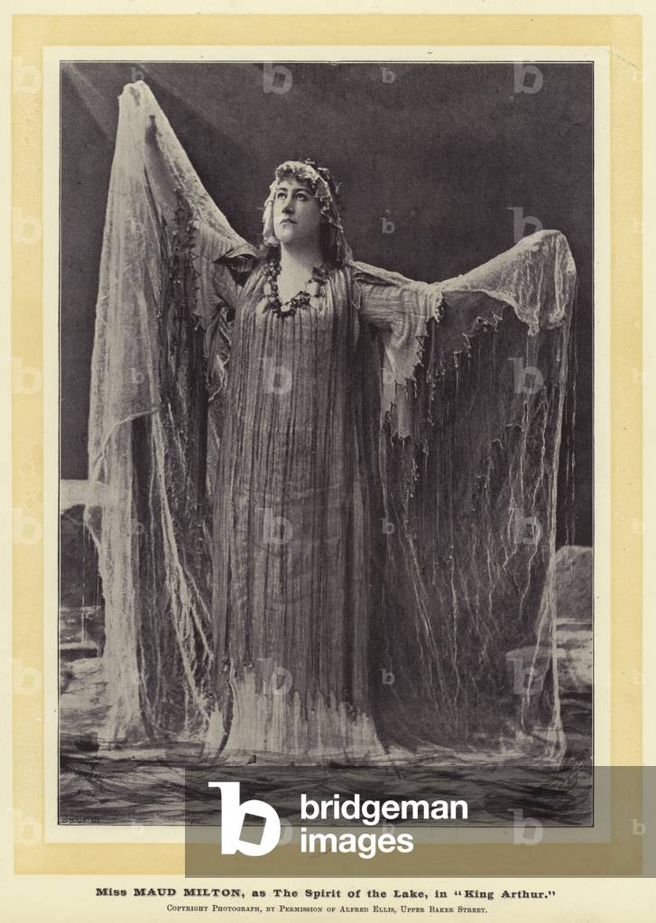Miss Maud Milton, as The Spirit of the Lake, in 