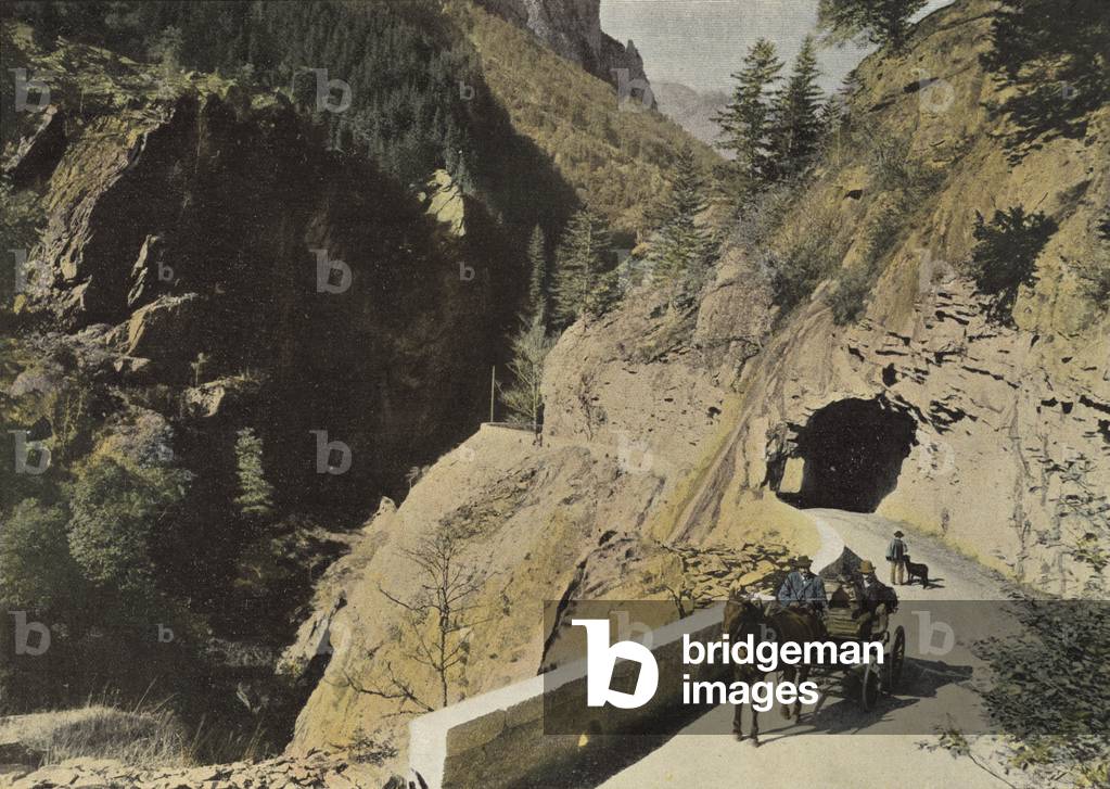 Route De Grimsel (colour photo)