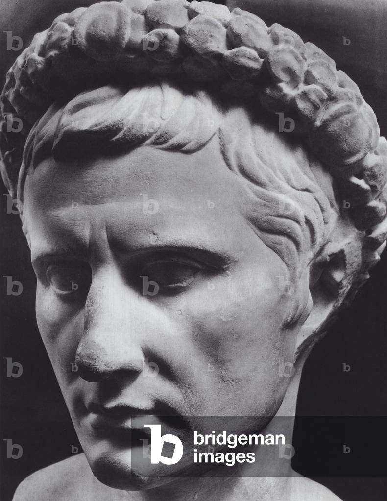 Roman Portraits: Augustus (b/w photo)