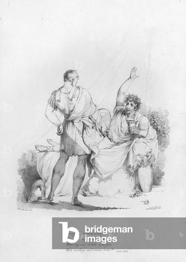 Anacreon, Ode XLVIII (engraving)