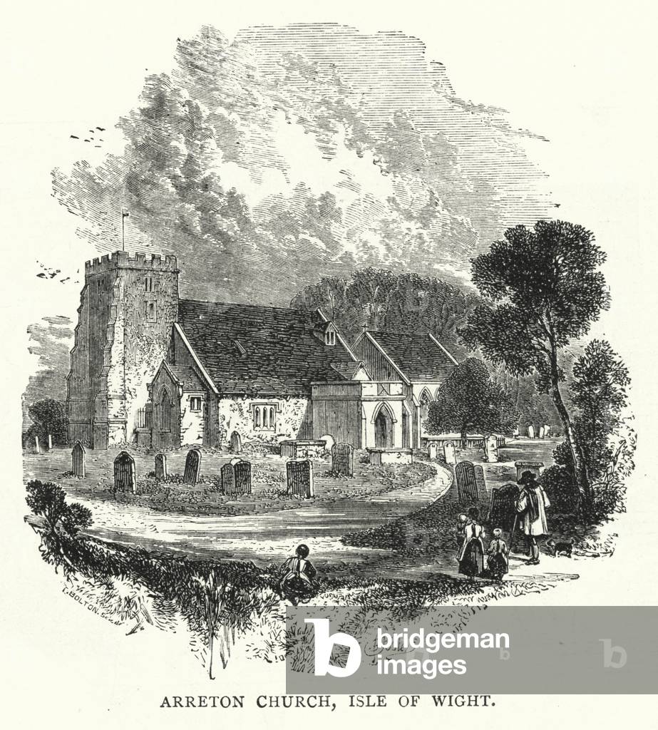 Arreton Church, Isle of Wight (engraving)