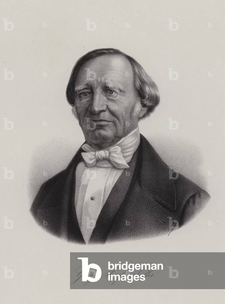 Georg Joseph Sidler, Swiss politician (engraving)