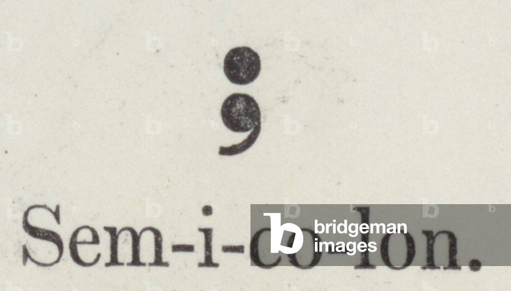 Semicolon (engraving)