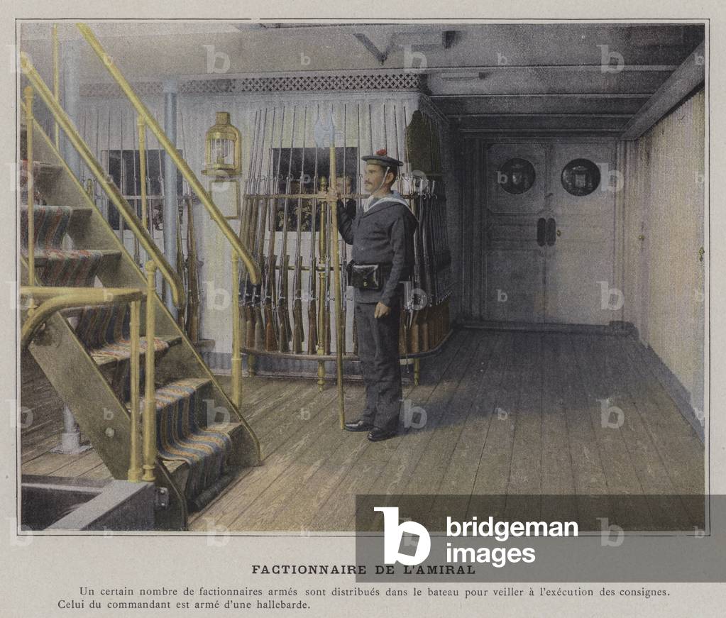 Factionnaire de L'Amiral (coloured photo)