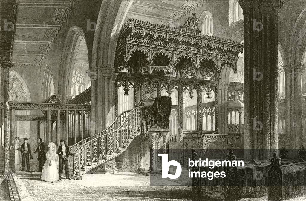 Sefton Church, Lancashire (engraving)