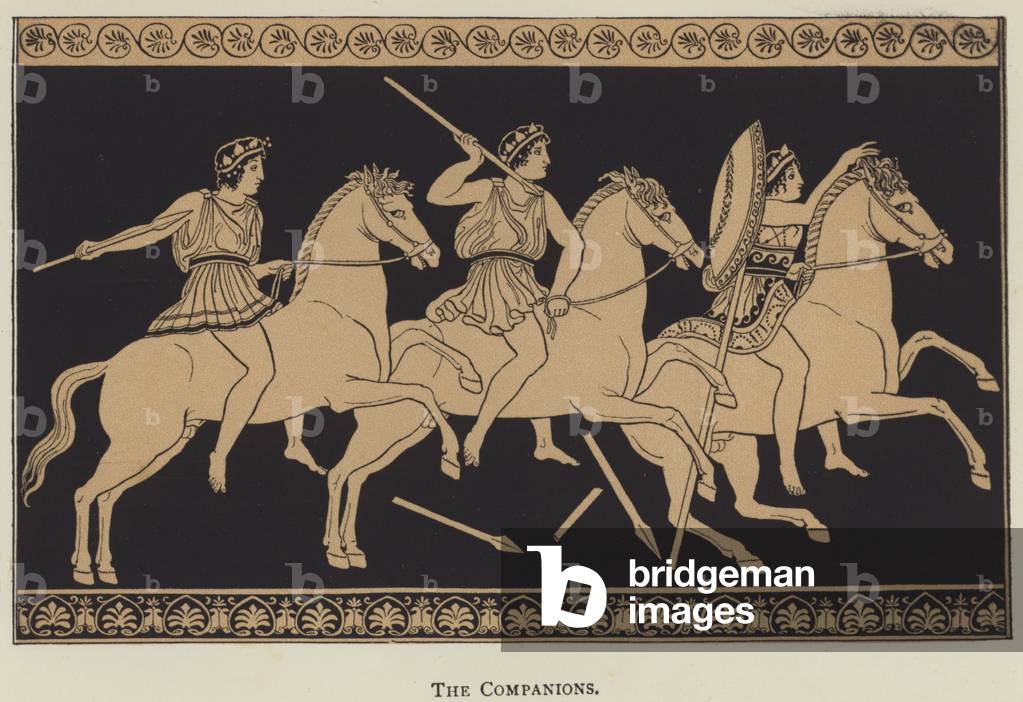 The Companions (colour litho)