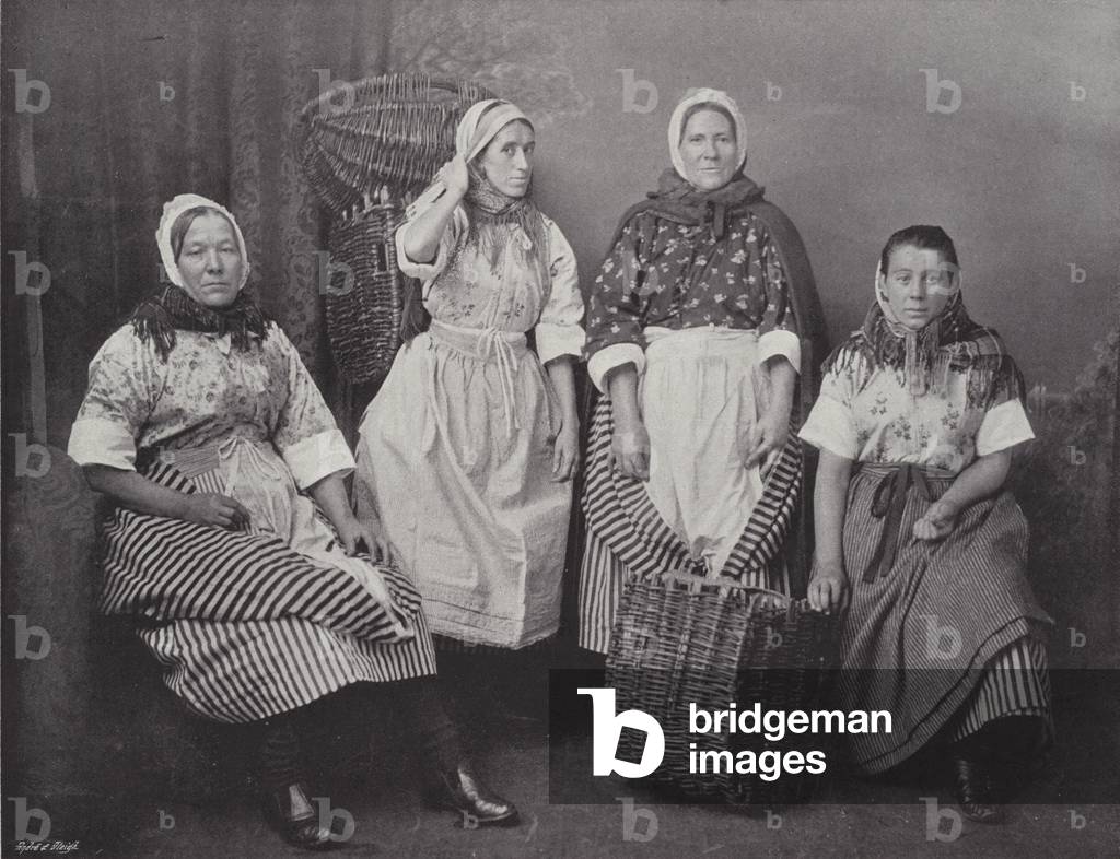 Newhaven Fishwives (b/w photo)