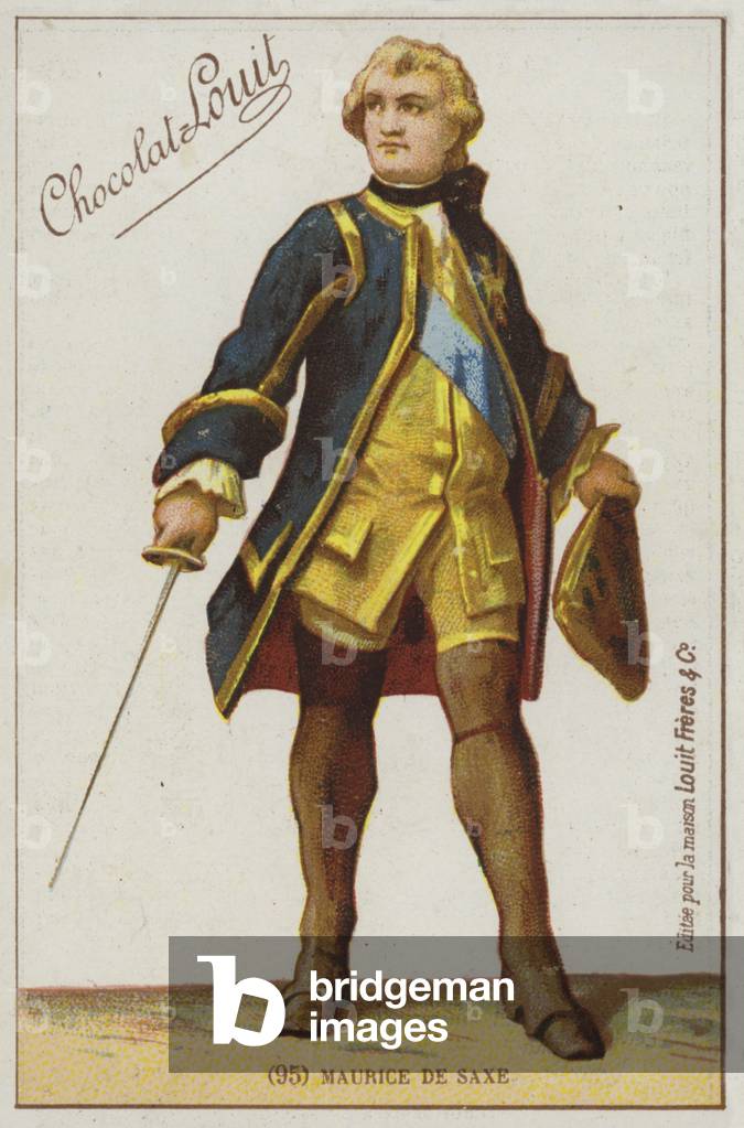 Maurice de Saxe (chromolitho)