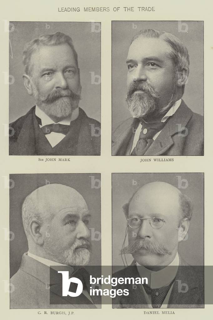 Leading members of the grocers' trade (b/w photo)