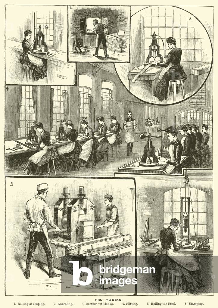 Pen making (engraving)