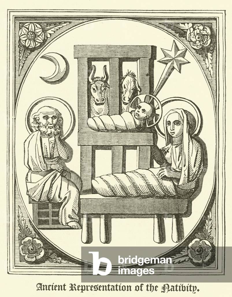 Ancient Representation of the Nativity (engraving)