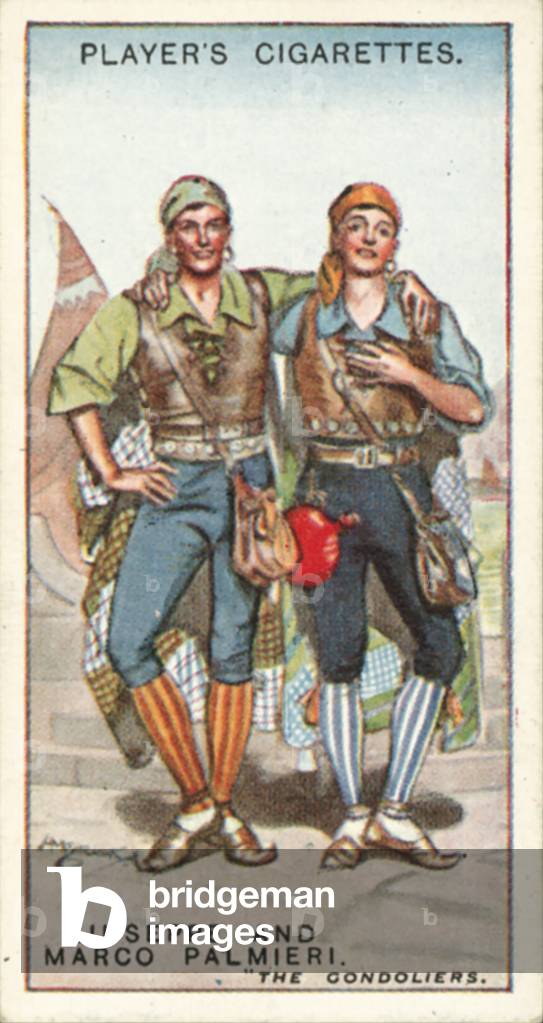 Gilbert and Sullivan, Giuseppe and Marco Palmieri, The Gondoliers (colour litho)
