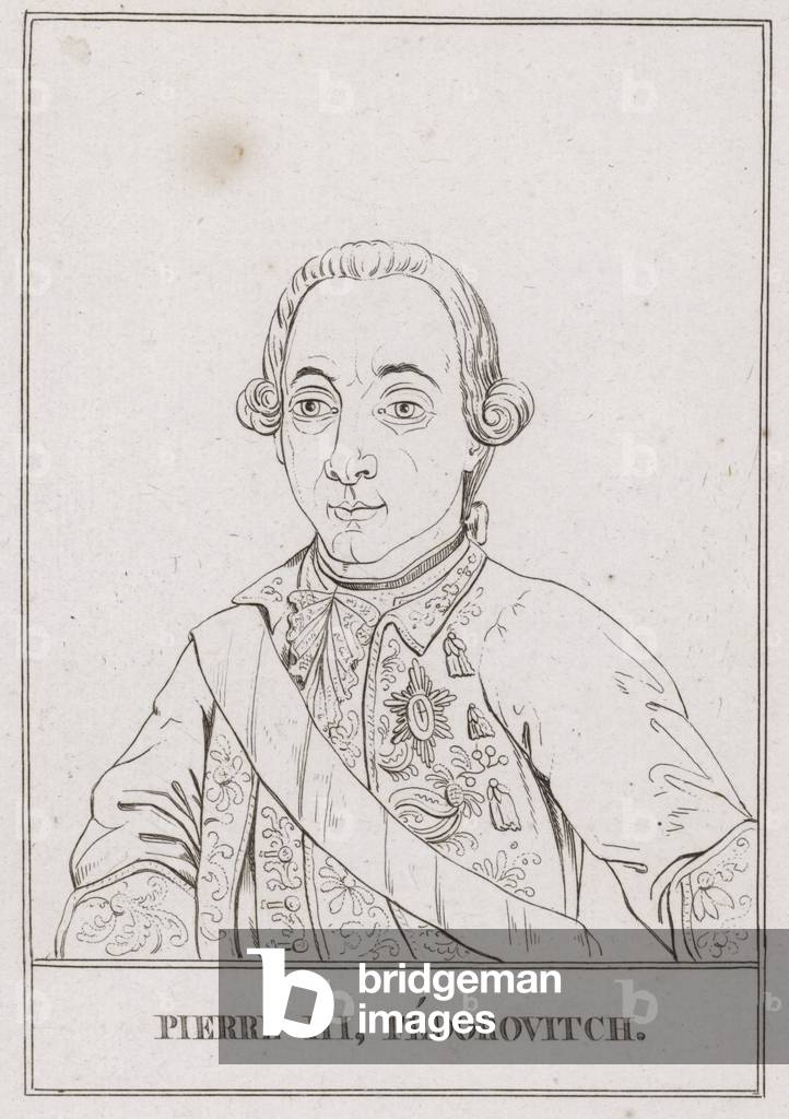 Peter III, Tsar of Russia (engraving)