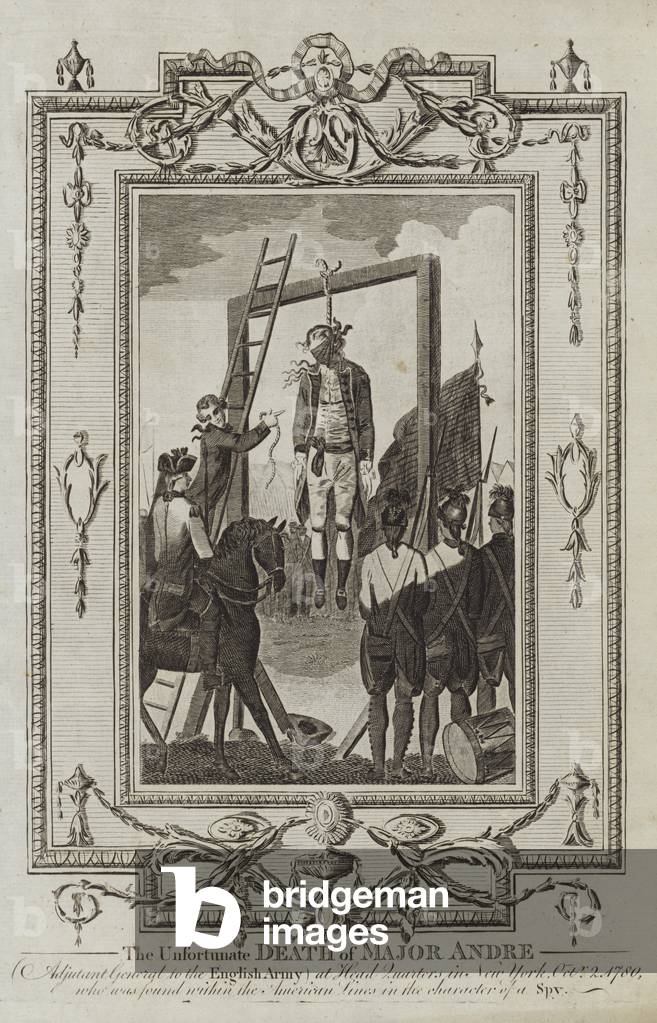 The Unfortunate Death of Major Andre (engraving)