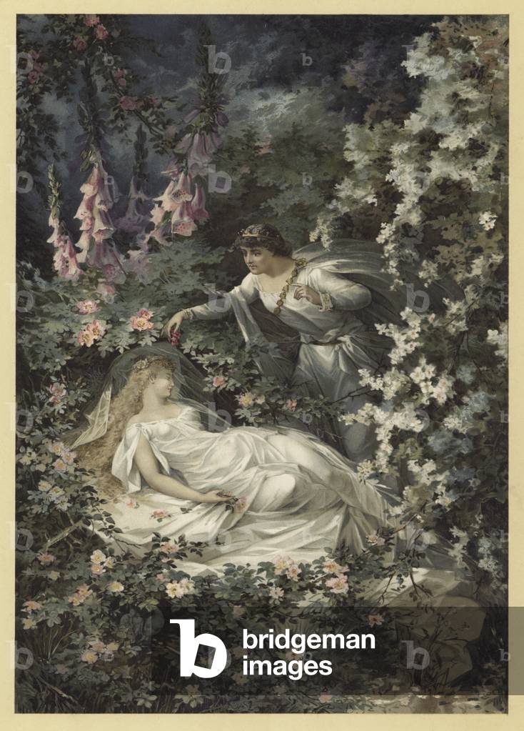 Illustration for A Midsummer Night's Dream (chromolitho)