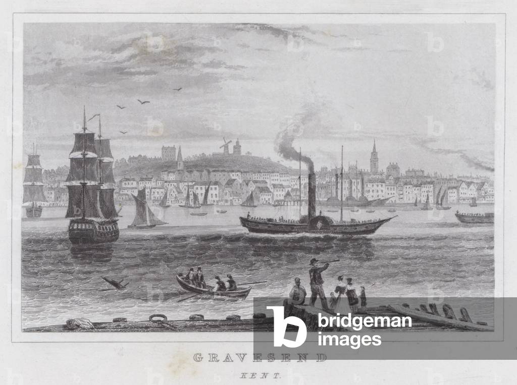 Gravesend, Kent (engraving)