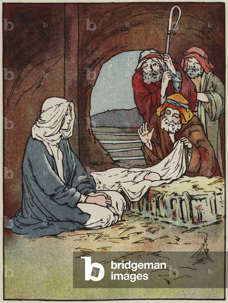 And his cradle was a stall (colour litho)