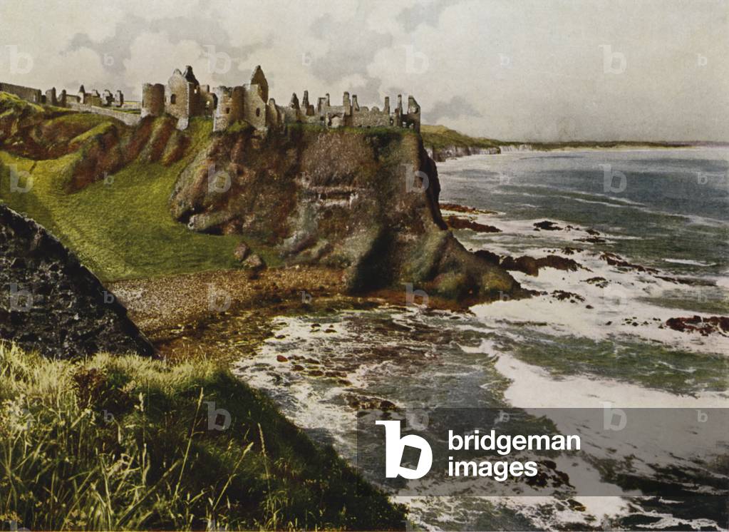 Dunluce Castle, County Antrim (colour photo)